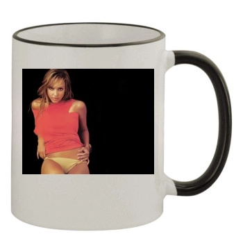 Jessica Alba 11oz Colored Rim & Handle Mug