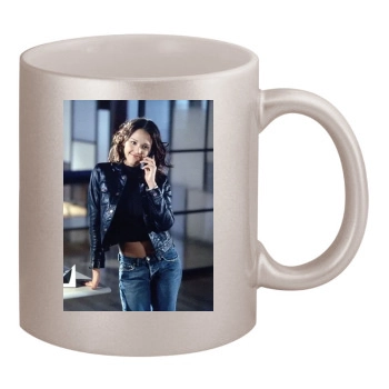 Jessica Alba 11oz Metallic Silver Mug