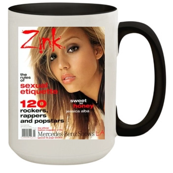 Jessica Alba 15oz Colored Inner & Handle Mug