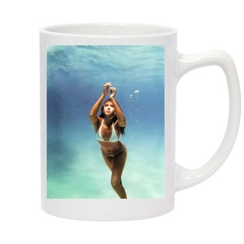 Jessica Alba 14oz White Statesman Mug