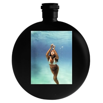 Jessica Alba Round Flask