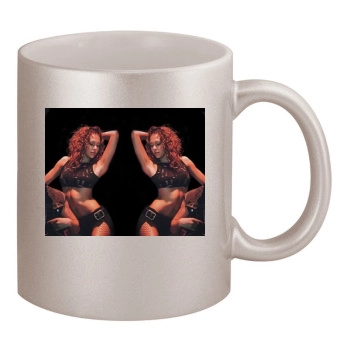 Jessica Alba 11oz Metallic Silver Mug