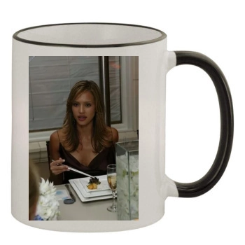 Jessica Alba 11oz Colored Rim & Handle Mug