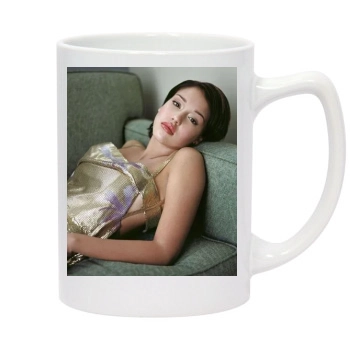 Jessica Alba 14oz White Statesman Mug