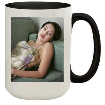 Jessica Alba 15oz Colored Inner & Handle Mug