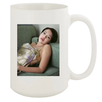 Jessica Alba 15oz White Mug