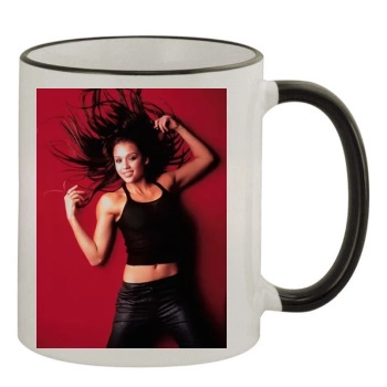 Jessica Alba 11oz Colored Rim & Handle Mug