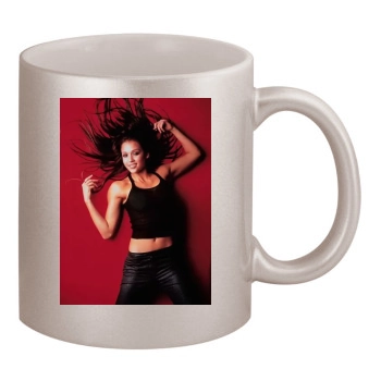 Jessica Alba 11oz Metallic Silver Mug