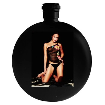 Jessica Alba Round Flask