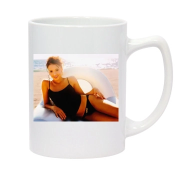 Jessica Alba 14oz White Statesman Mug