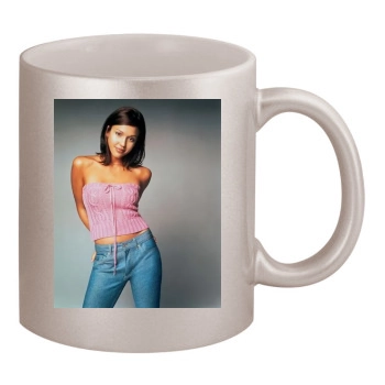 Jessica Alba 11oz Metallic Silver Mug