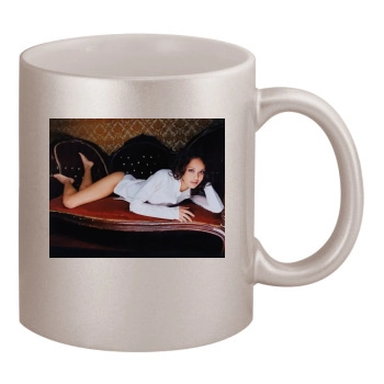 Jessica Alba 11oz Metallic Silver Mug