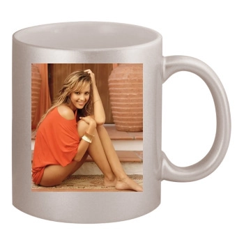 Jessica Alba 11oz Metallic Silver Mug