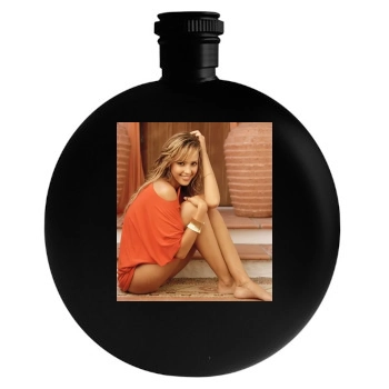 Jessica Alba Round Flask