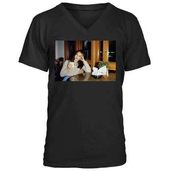 Jessica Alba Men's V-Neck T-Shirt