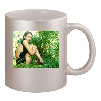 Jessica Alba 11oz Metallic Silver Mug