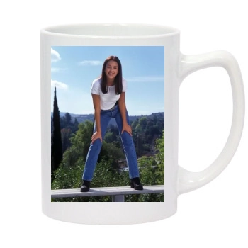 Jessica Alba 14oz White Statesman Mug