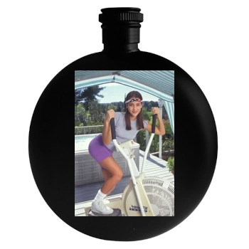 Jessica Alba Round Flask