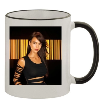 Jessica Alba 11oz Colored Rim & Handle Mug