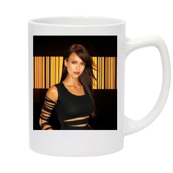 Jessica Alba 14oz White Statesman Mug