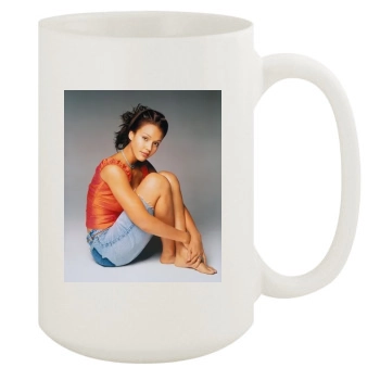 Jessica Alba 15oz White Mug