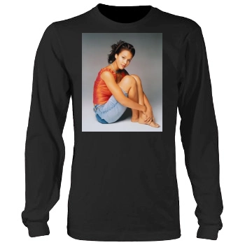 Jessica Alba Men's Heavy Long Sleeve TShirt