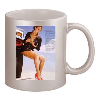 Jessica Alba 11oz Metallic Silver Mug