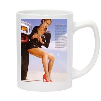 Jessica Alba 14oz White Statesman Mug