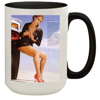 Jessica Alba 15oz Colored Inner & Handle Mug