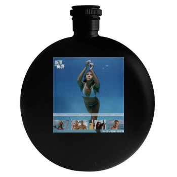 Jessica Alba Round Flask