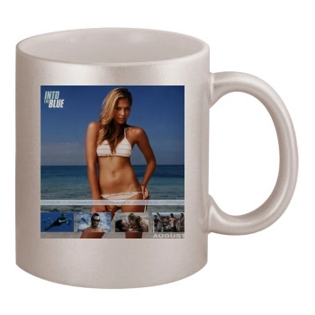 Jessica Alba 11oz Metallic Silver Mug