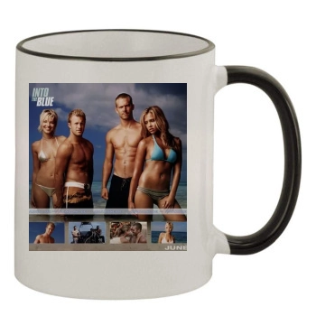 Jessica Alba 11oz Colored Rim & Handle Mug