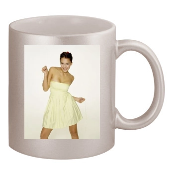 Jessica Alba 11oz Metallic Silver Mug