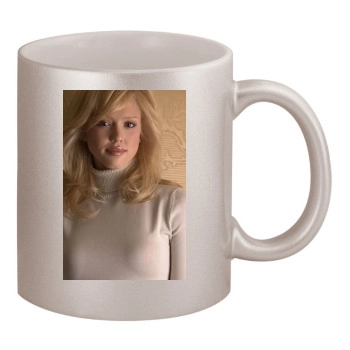 Jessica Alba 11oz Metallic Silver Mug