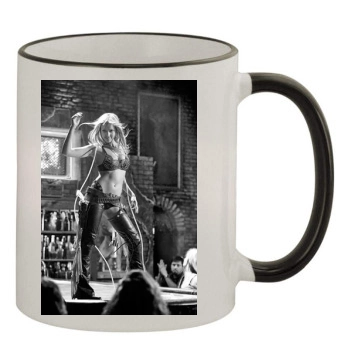 Jessica Alba 11oz Colored Rim & Handle Mug