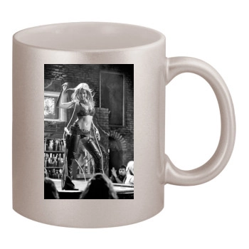 Jessica Alba 11oz Metallic Silver Mug