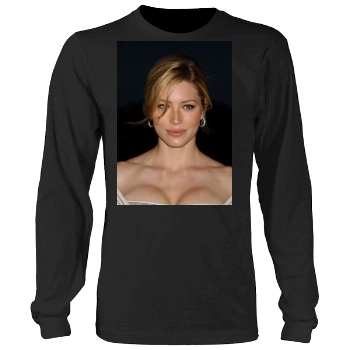 Jessica Biel Men's Heavy Long Sleeve TShirt