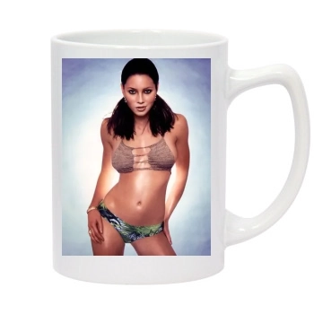 Jessica Biel 14oz White Statesman Mug