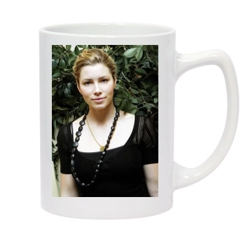 Jessica Biel 14oz White Statesman Mug