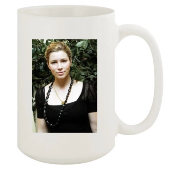 Jessica Biel 15oz White Mug