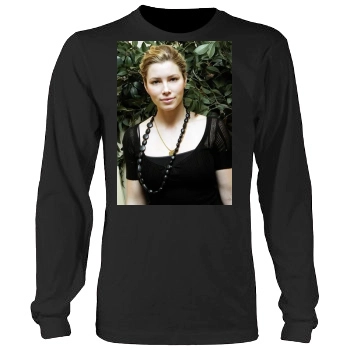 Jessica Biel Men's Heavy Long Sleeve TShirt