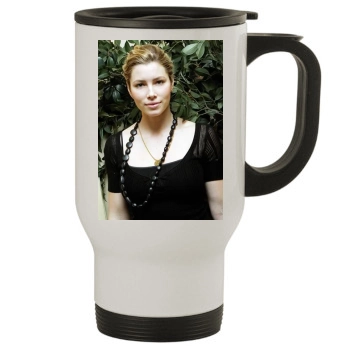 Jessica Biel Stainless Steel Travel Mug