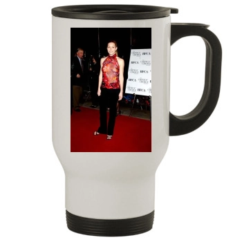 Jessica Biel Stainless Steel Travel Mug