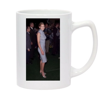 Jessica Biel 14oz White Statesman Mug