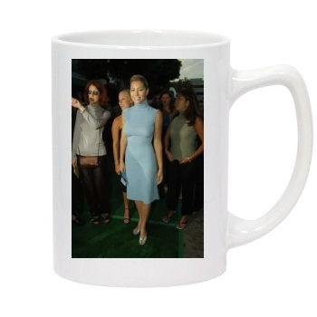 Jessica Biel 14oz White Statesman Mug