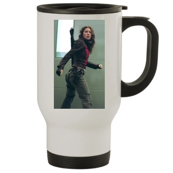 Jessica Biel Stainless Steel Travel Mug