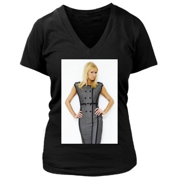 Paris Hilton Women's Deep V-Neck TShirt