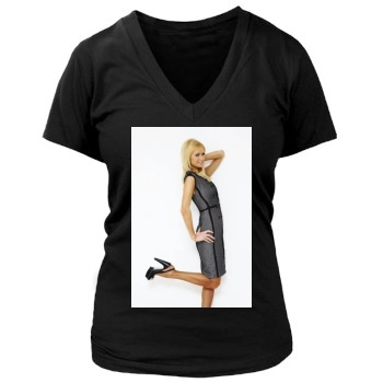 Paris Hilton Women's Deep V-Neck TShirt