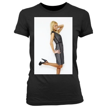 Paris Hilton Women's Junior Cut Crewneck T-Shirt