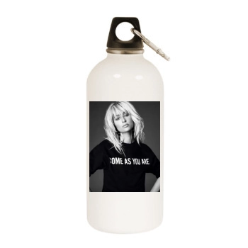 Paris Hilton White Water Bottle With Carabiner